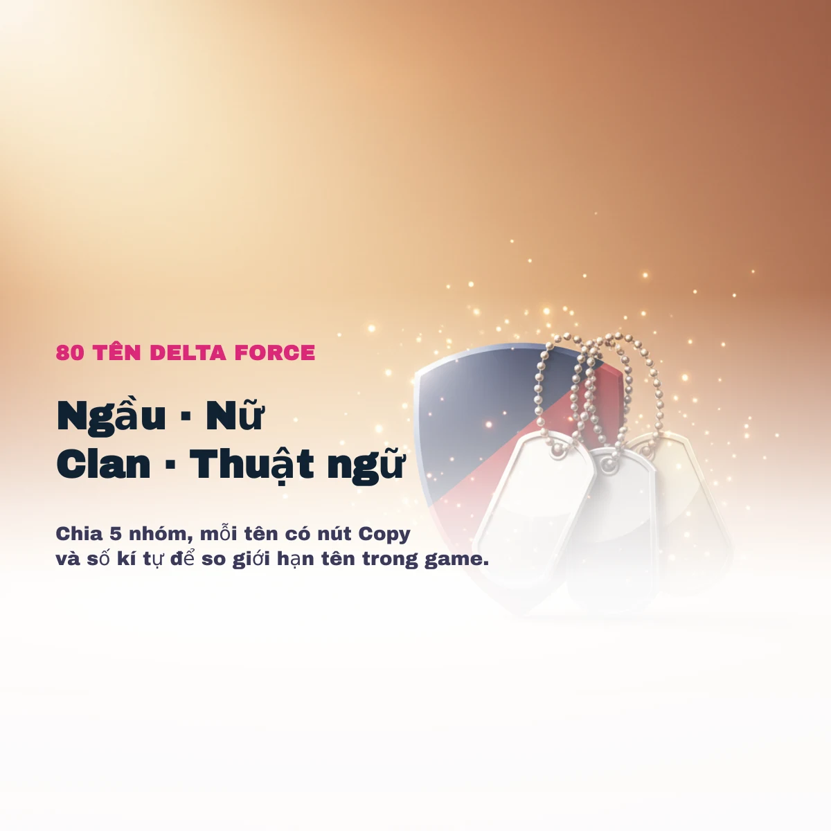 80 tên Delta Force ngầu, clan