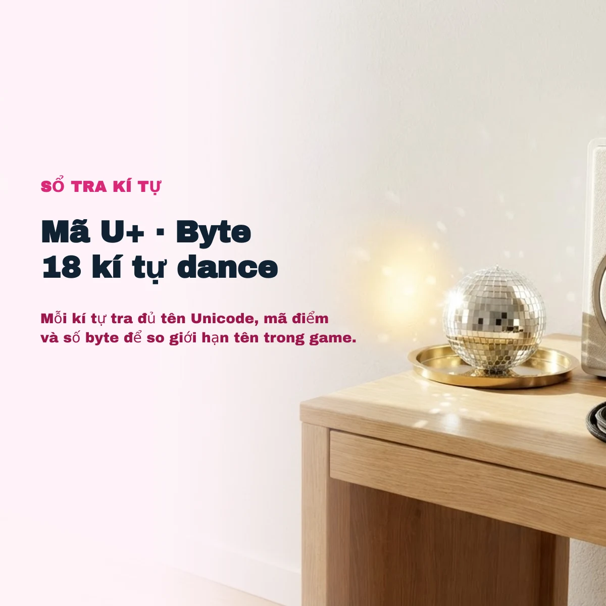 Bảng mã U+ kí tự Audition