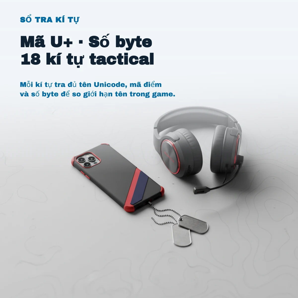 Bảng mã U+ kí tự Delta Force