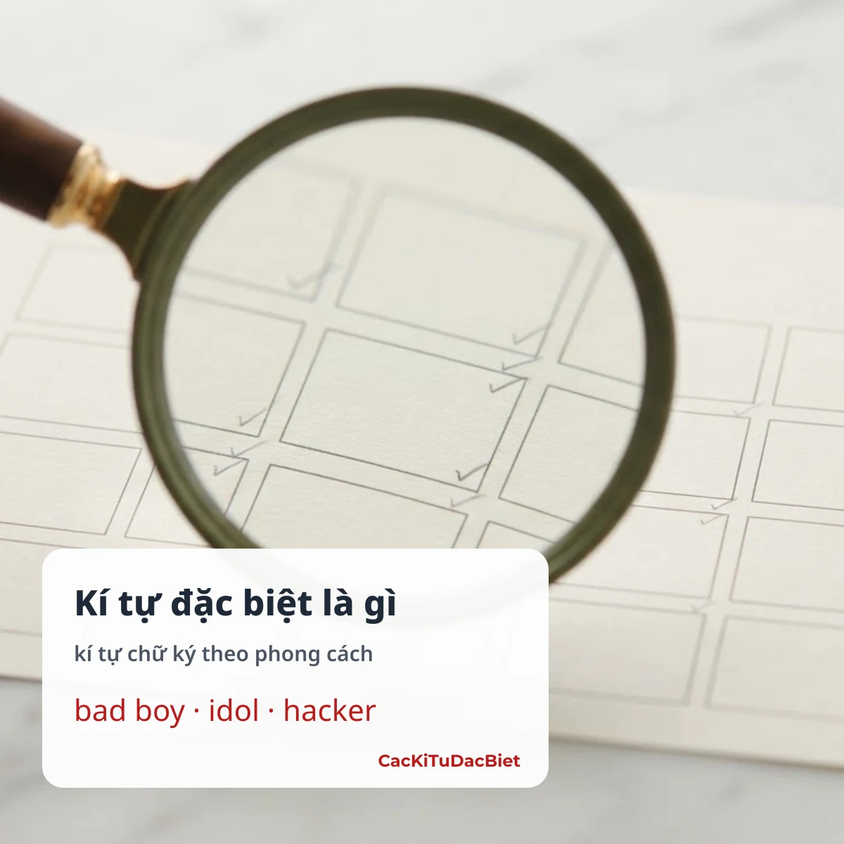 Kí tự đặc biệt là gì: kí tự chữ ký theo phong cách tên