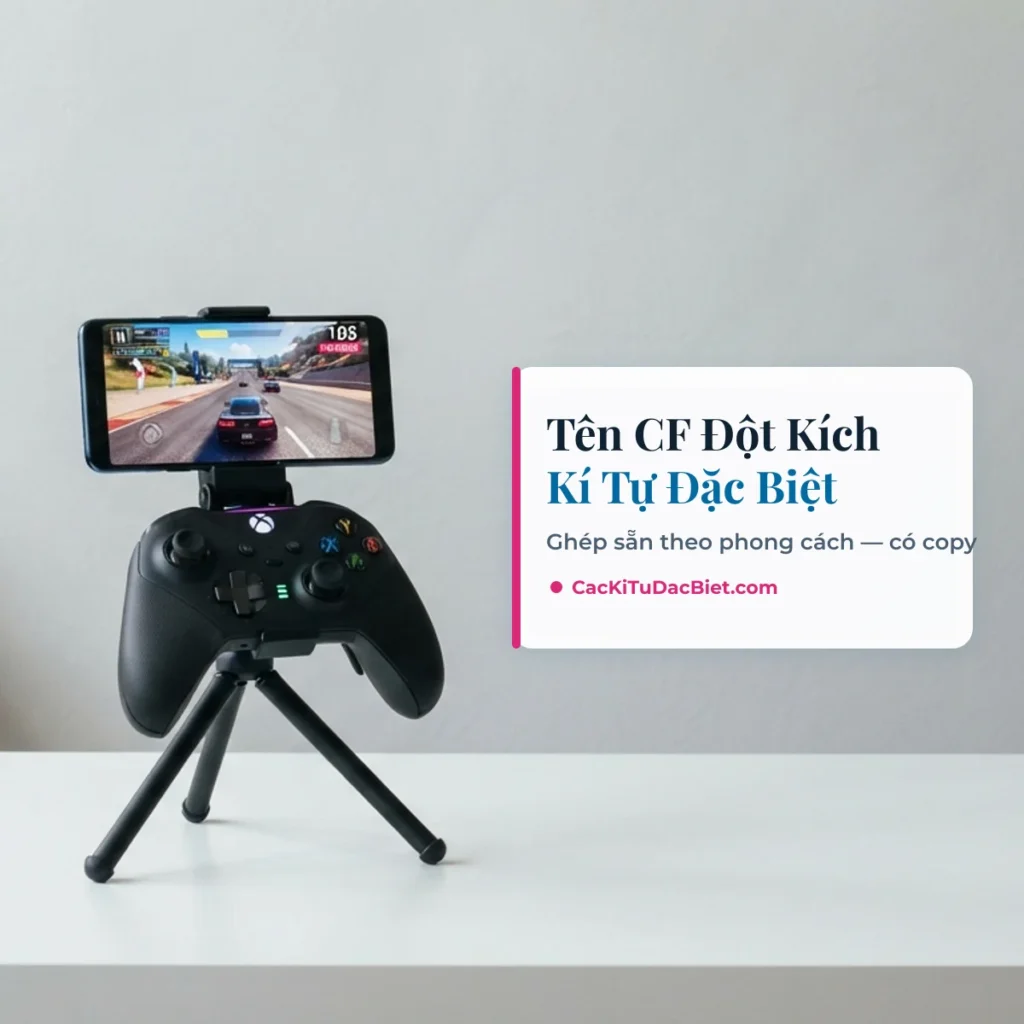 Tên CF Đột Kích kí tự đặc biệt, ghép sẵn theo phong cách và copy