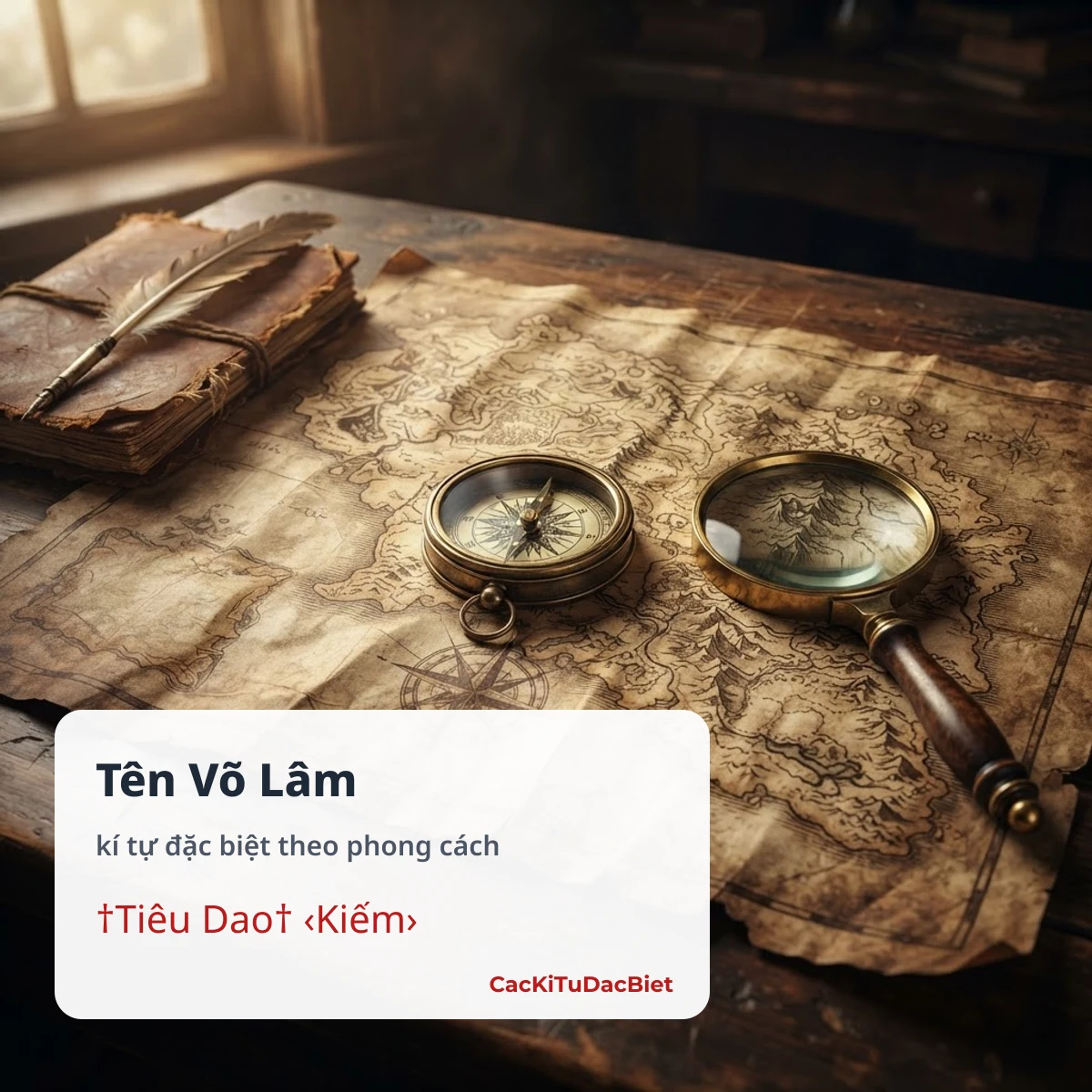 Tên Võ Lâm kí tự đặc biệt theo phong cách